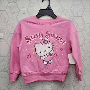 Nwt Hello Kitty Long Sleeve Comfy Graphic Sweatshirt